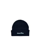 Load image into Gallery viewer, BLACK SCRIPT BEANIE
