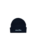 BLACK SCRIPT BEANIE